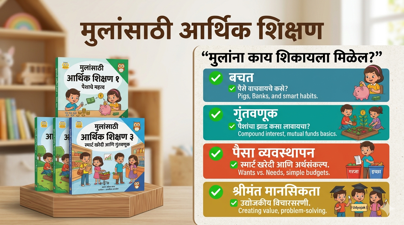 💰 अर्थसमृद्धी आर्थिक स्वावलंबन कॉम्बो | 3 बेस्टसेलर पुस्तके