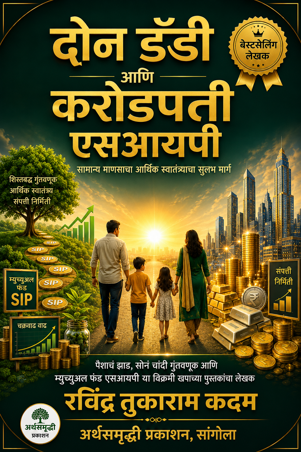 दोन डॅडी आणि करोडपती एसआयपी – पैशाच्या सवयी व SIP समजावणारे मराठी कथात्मक पुस्तक